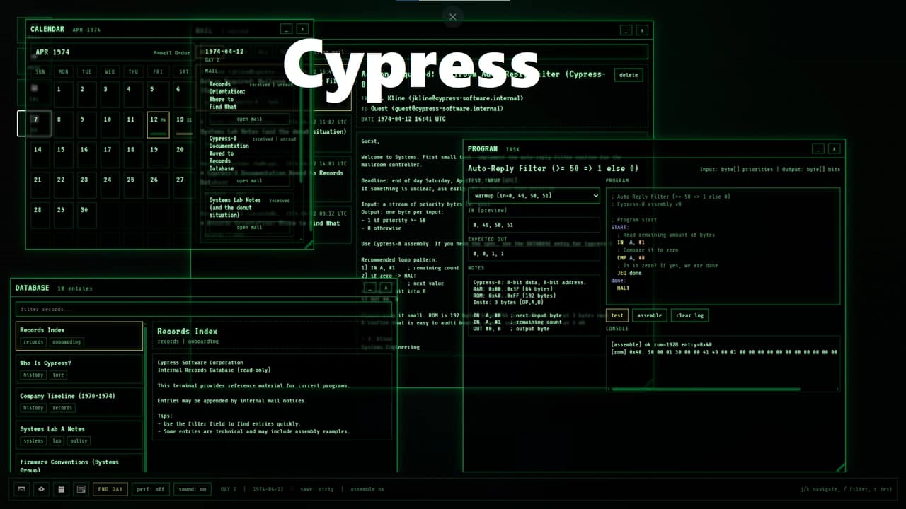 Cypress screenshot 3
